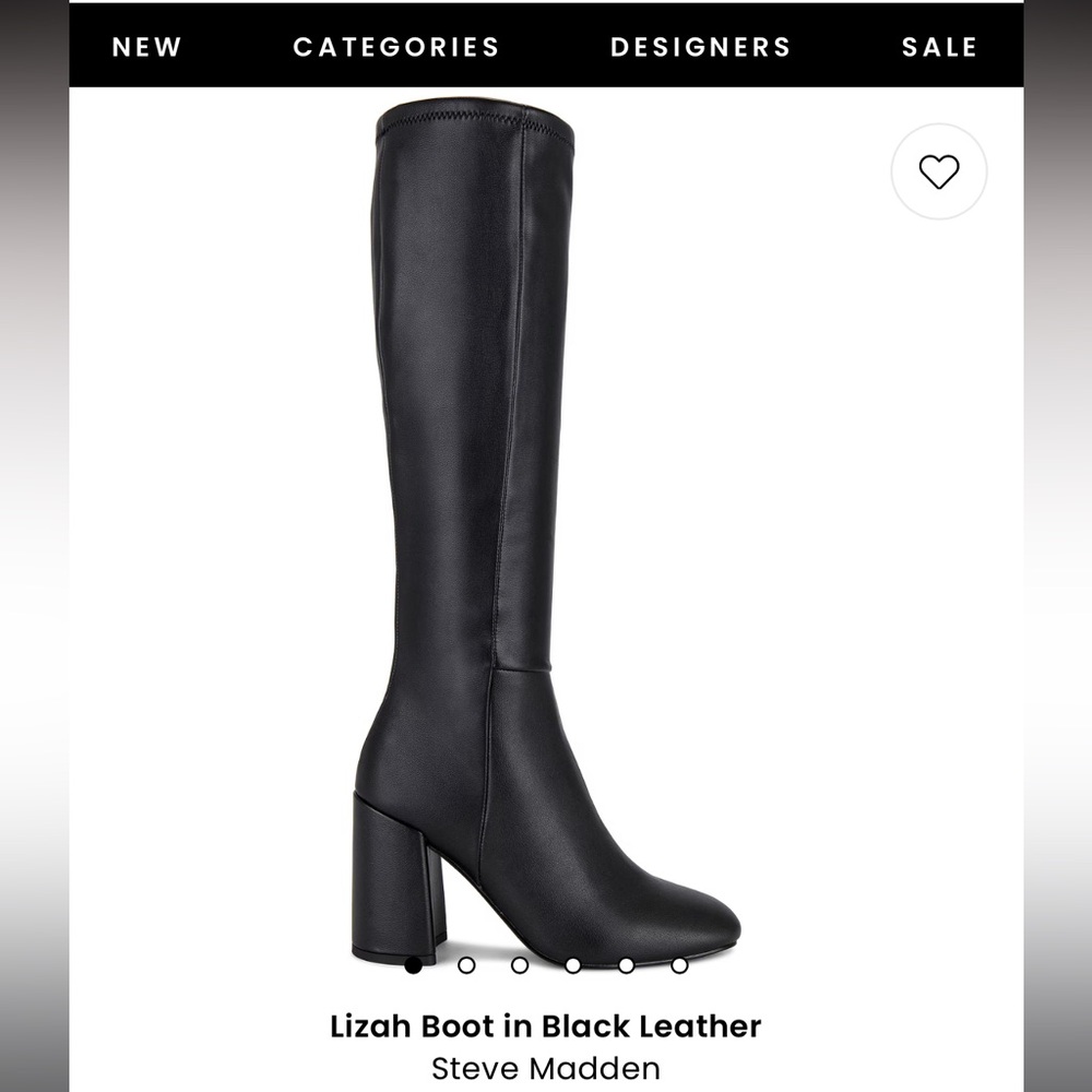 Steve Madden Tall Lizah Boot Black